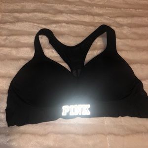 PINK padded sports bra